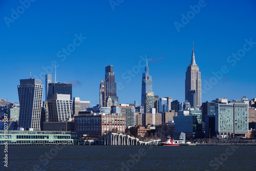 New York Midtown seen from Hoboken waterfront.