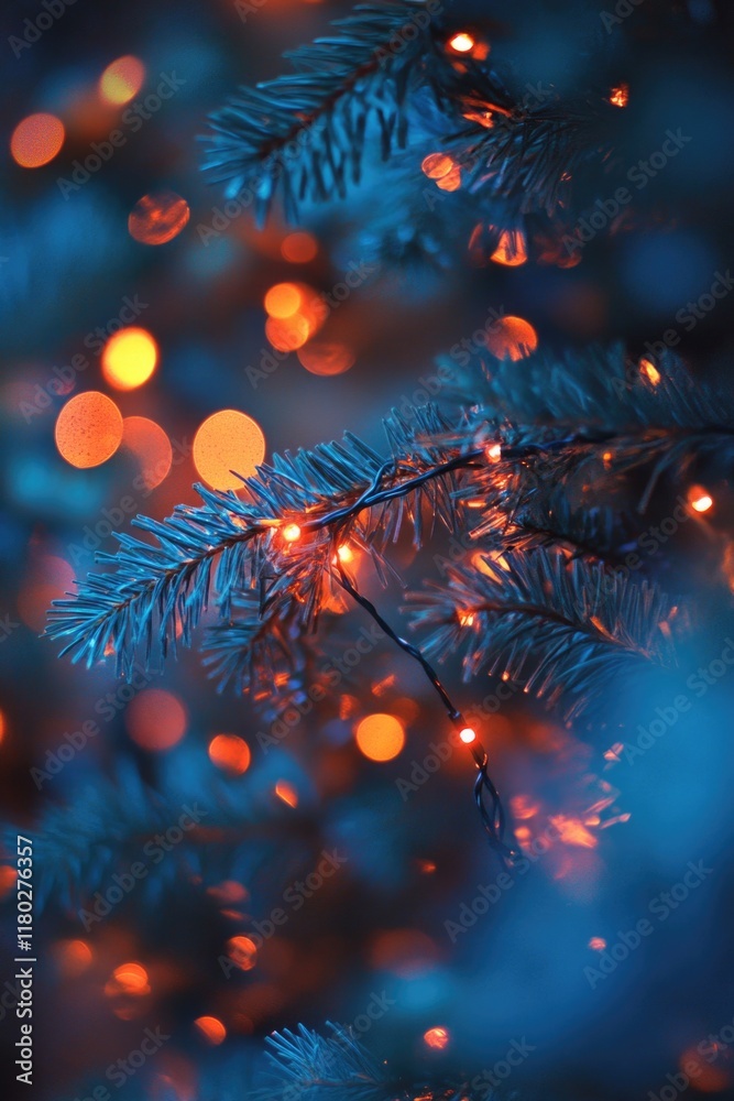 Fototapeta premium Christmas Tree Close Up