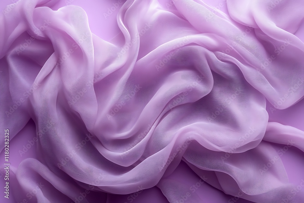 Obraz premium Draped lilac fabric texture.