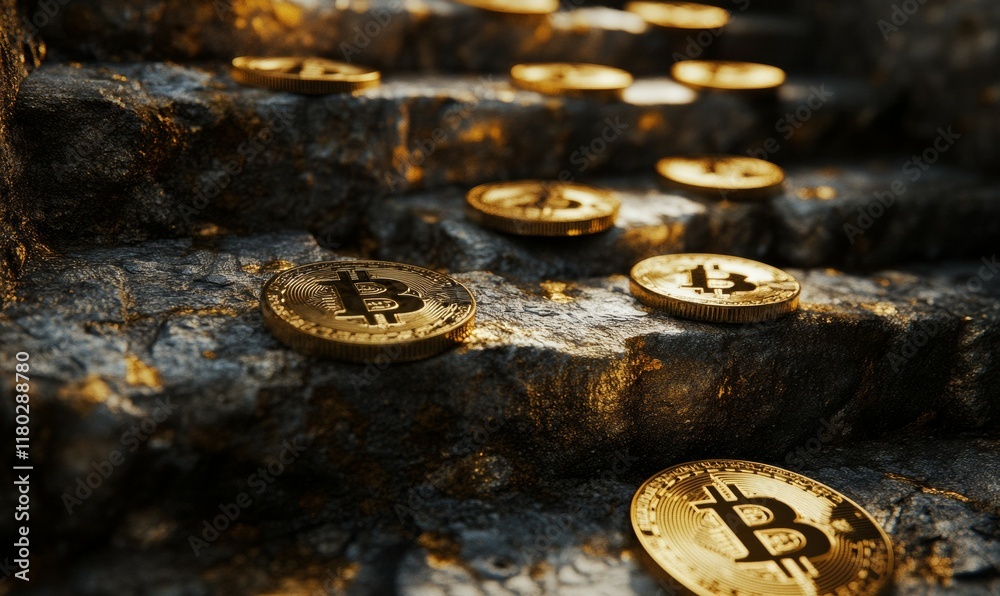 Chart upward trend in the cryptocurrency market. Chart upward trend in the cryptocurrency market.