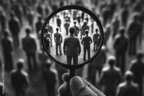 People Under Magnification