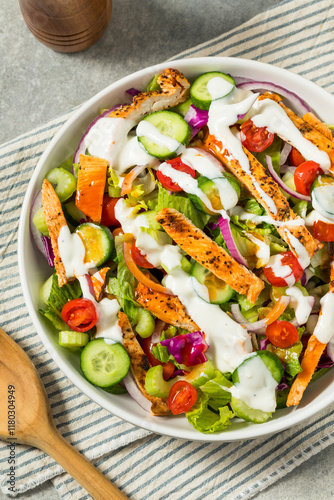 Healthy Homemade Buffalo Chicken Salad photo