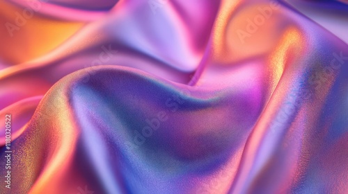Holographic silk background , abstract iridescent gradient background.Holographic silk background , abstract iridescent gradient background.