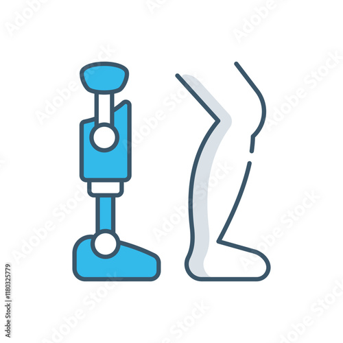 Bionic Limbs vector icon