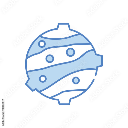 Mars Colonization vector icon