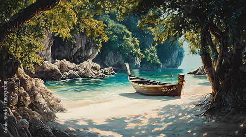 tranquil beach escape