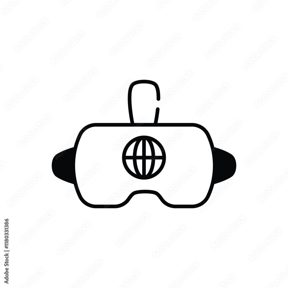 Obraz premium Virtual Reality vector icon