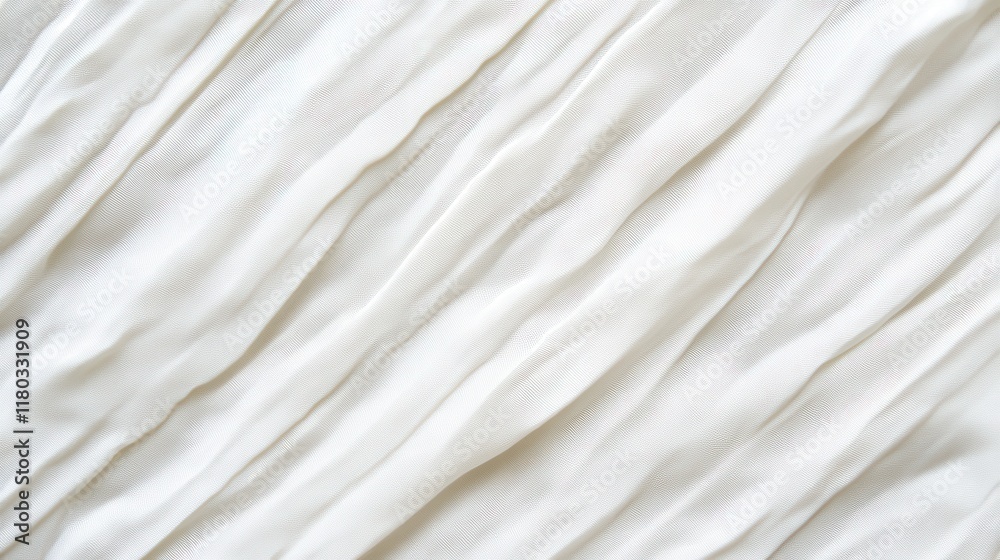 Obraz premium Lined pattern texture white silk backgrounds.