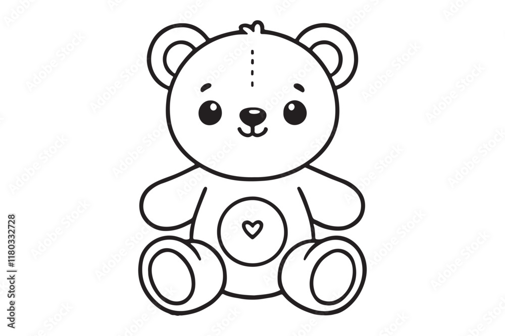 Teddy Bear Coloring Pages