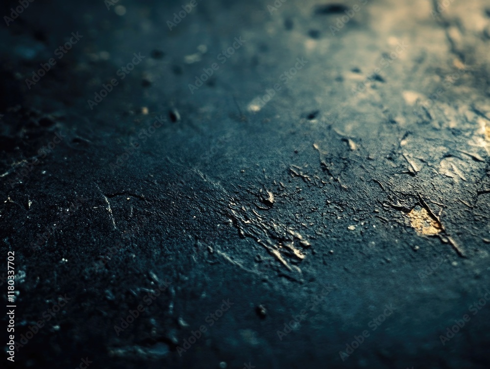 Black surface with water drops Black surface with water drops