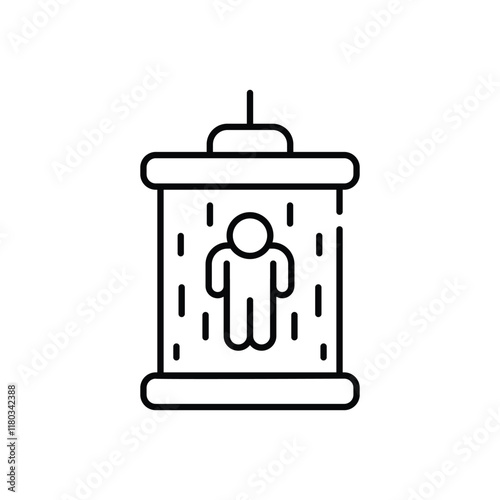 Teleportation  vector icon