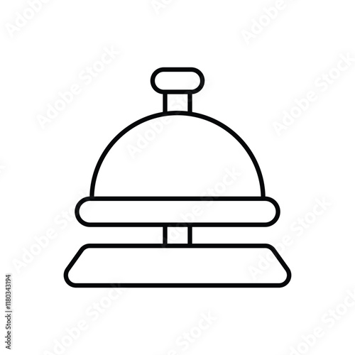 Reception Bell vector icon