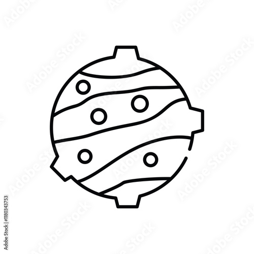 Mars Colonization vector icon
