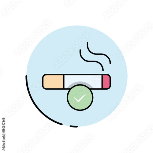 Smoking Sign vector icon