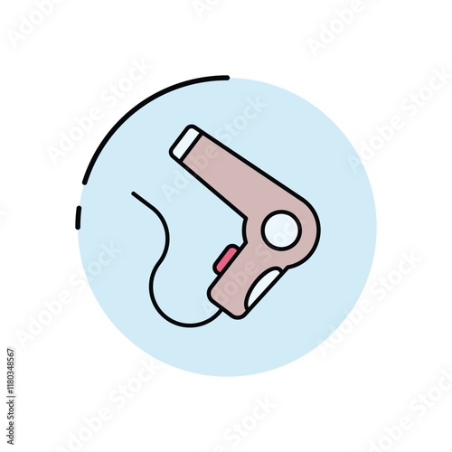 Hair Dryer vector icon