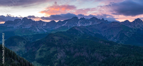 Obraz na płótnie Spectacular landscape on Italian Alps Mountain Dolomite at Falcade w salonie