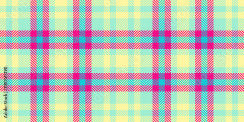 Marriage seamless vector fabric, deco tartan pattern check. Layout texture background textile plaid in mint and yellow colors.