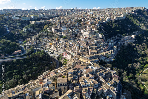Ragusa Ibla - Veduta aerea