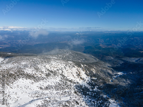 Wallpaper Mural Winter view of Pirin Mountain near Polezhan and Bezbog Peaks, Bulgaria Torontodigital.ca