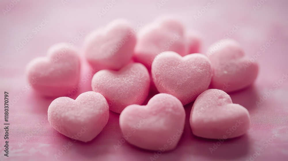 Valentine day pink hearts background Valentine day pink hearts background