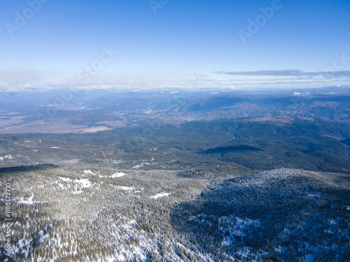 Wallpaper Mural Winter view of Pirin Mountain near Polezhan and Bezbog Peaks, Bulgaria Torontodigital.ca