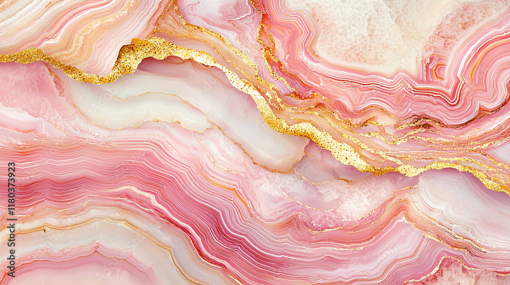 Abstract agate texture with swirling bands of soft pink, beige, and gold, intricate natural stone patterns with polished finish, vibrant highlights Abstract agate texture with swirling bands of soft pink, beige, and gold, intricate natural stone patterns with polished finish, vibrant highlights