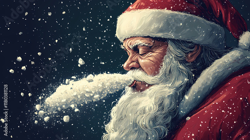 santa snorts ton photo