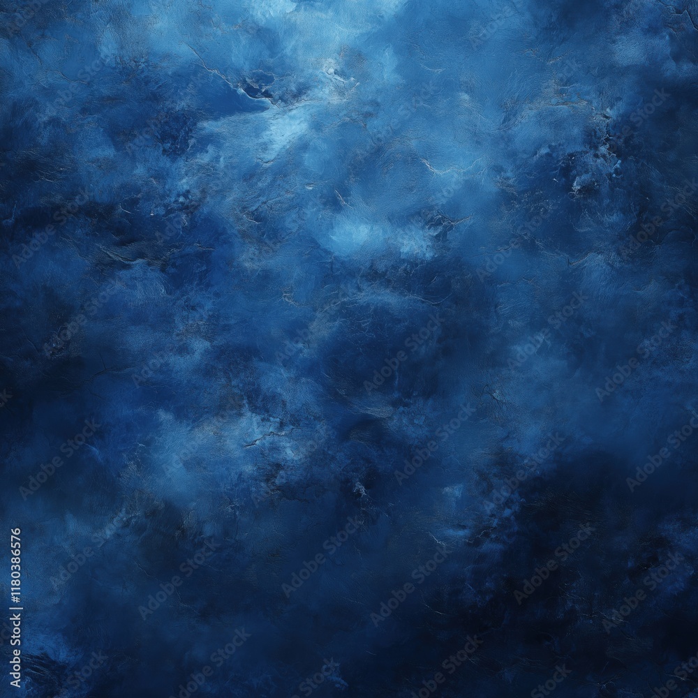 Misty deep blue textured background with soft, cloud-like patterns Misty deep blue textured background with soft, cloud-like patterns