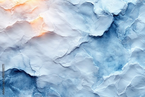 Wallpaper Mural A detailed view of a frozen crystal, ideal for use in scientific or environmental contexts Torontodigital.ca