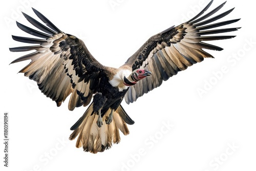 High Definition Picture of a Condor Soars, Wings Spanning Wide photo