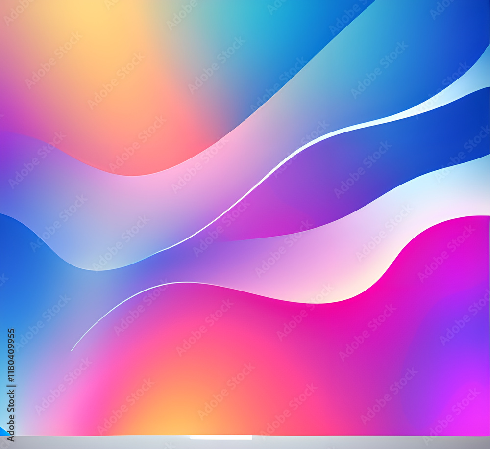 Fototapeta premium Blue tech lines universal background simple science and technology business line technology background.background vortex and use it as your wallpaper, posters and banners.Generative AI