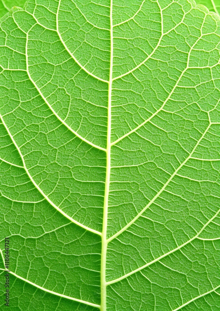 Close-up of a vibrant green leaf's intricate vein structure. (22) Close-up of a vibrant green leaf's intricate vein structure. (22)