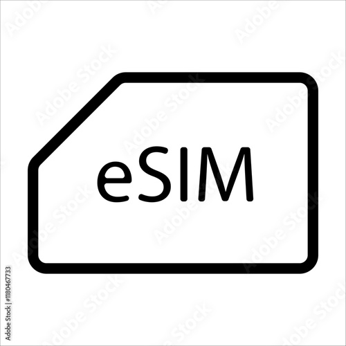 esim icon vector illustration symbol