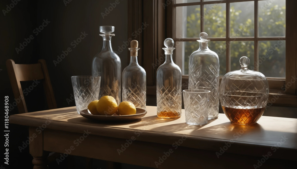 still life with bottle and glass still life with bottle and glass
