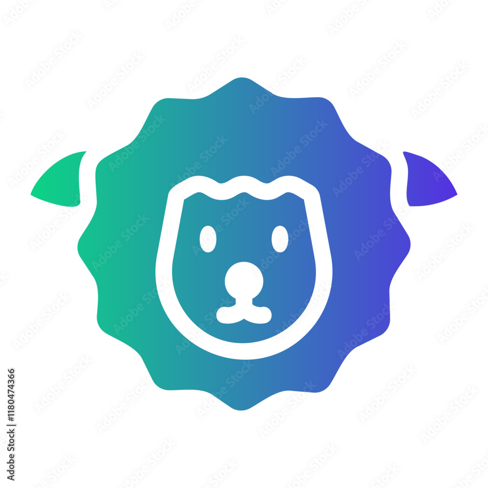sheep Gradient icon sheep Gradient icon