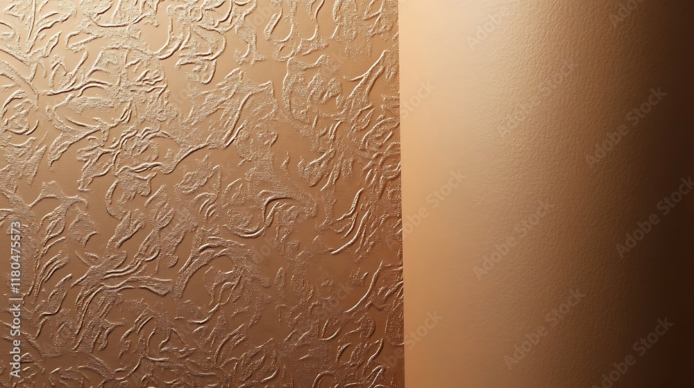 Embossed Beige Wall Texture With Smooth Section Embossed Beige Wall Texture With Smooth Section
