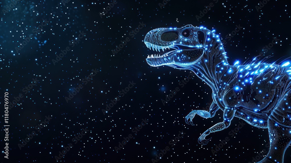 Dinosaur in a Galaxy of Stars Dinosaur in a Galaxy of Stars