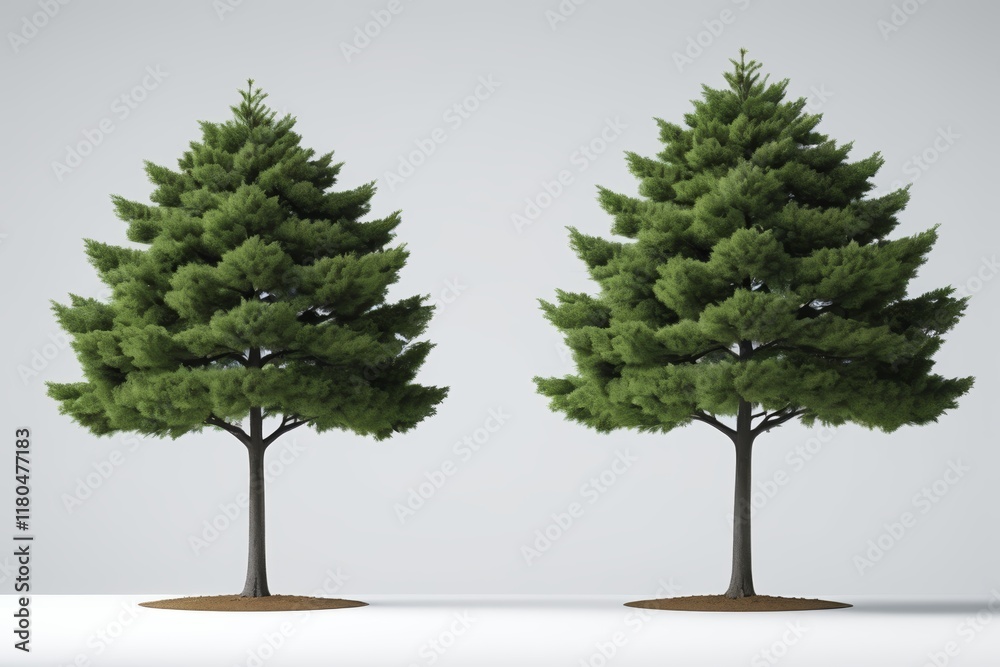 Fototapeta premium there are two trees that are standing next to each other