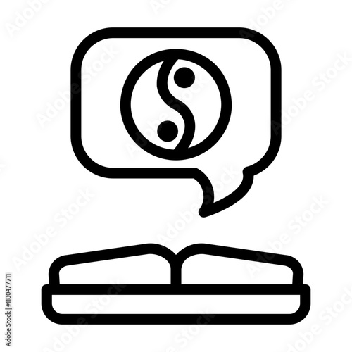 philosophy Line Icon
