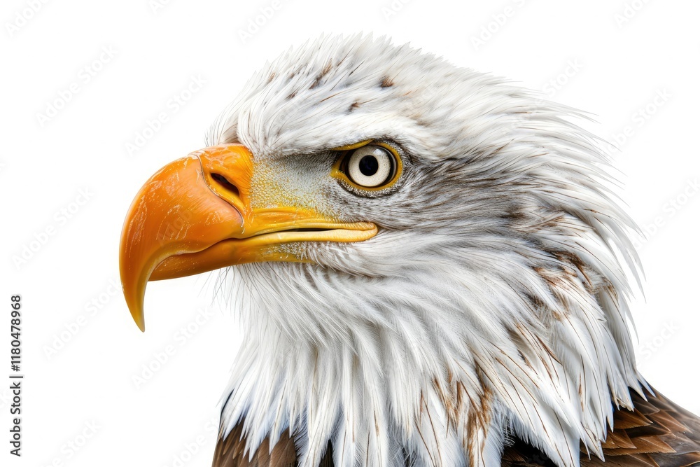 Pixel Perfect Image of a Close Up of a Bald Eagles Head Pixel Perfect Image of a Close Up of a Bald Eagles Head