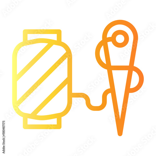 sewing class Line Gradient Icon