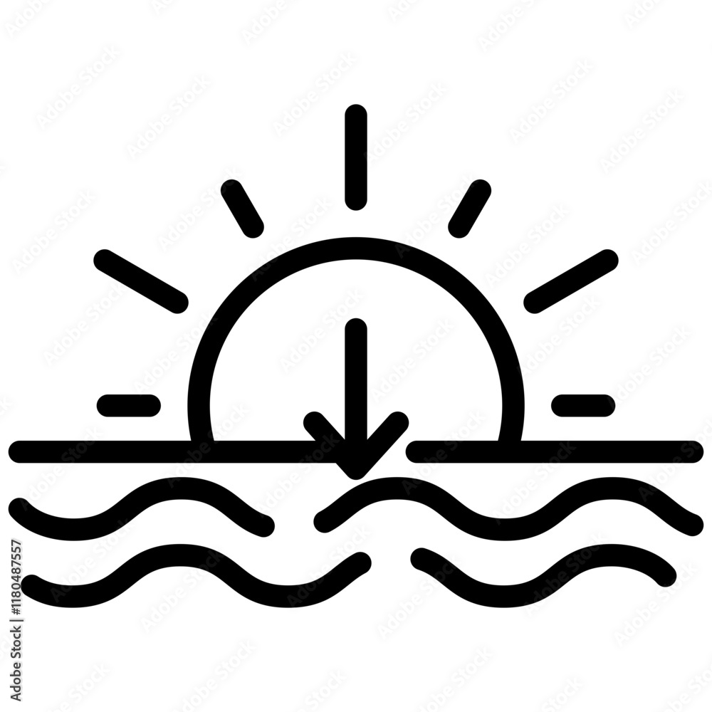 Sunset Icon Sunset Icon