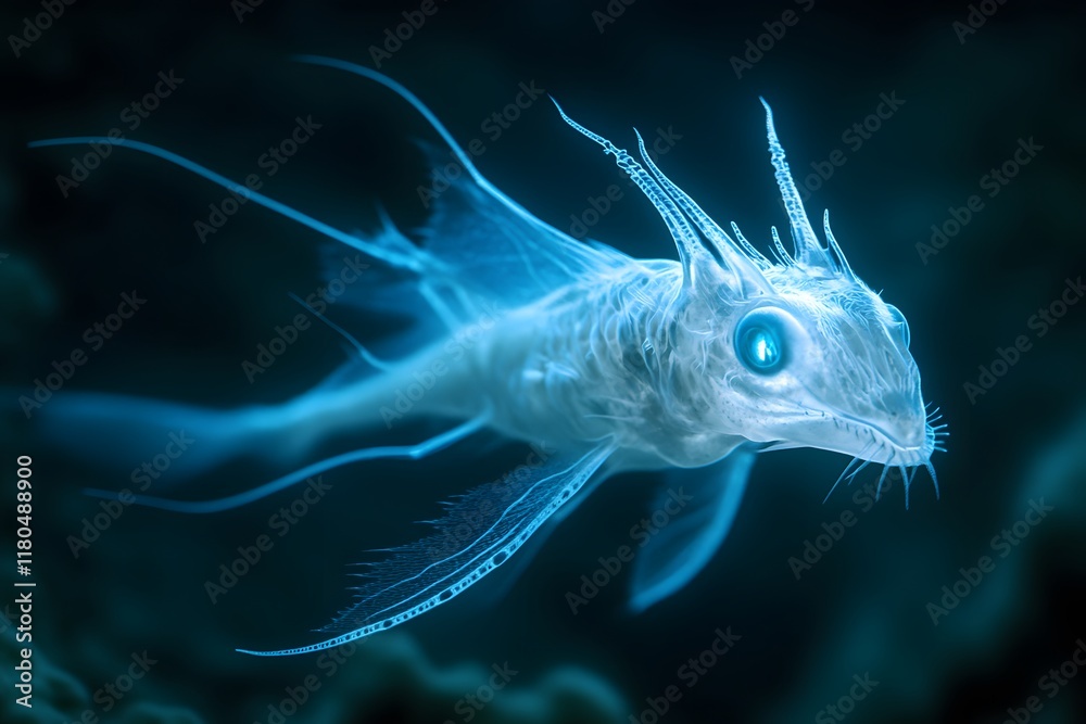 Glowing Deep Sea Fish Glowing Deep Sea Fish