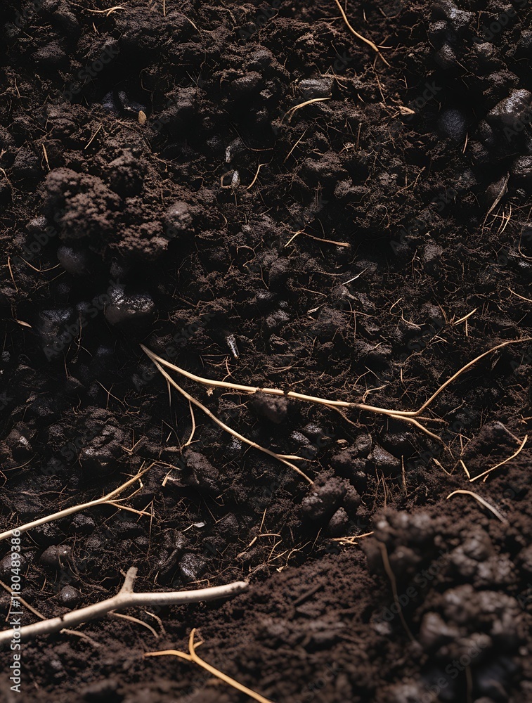 Rich fertile soil enriched with organic compost and natural manure promoting healthy plant growth and sustainable farming practices essential for high-quality crops and environmentally friendly agricu Rich fertile soil enriched with organic compost and natural manure promoting healthy plant growth and sustainable farming practices essential for high-quality crops and environmentally friendly agricu