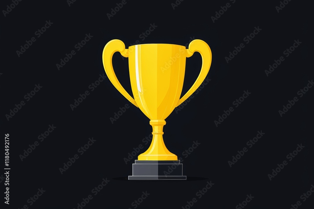 a close up of a trophy on a black background a close up of a trophy on a black background