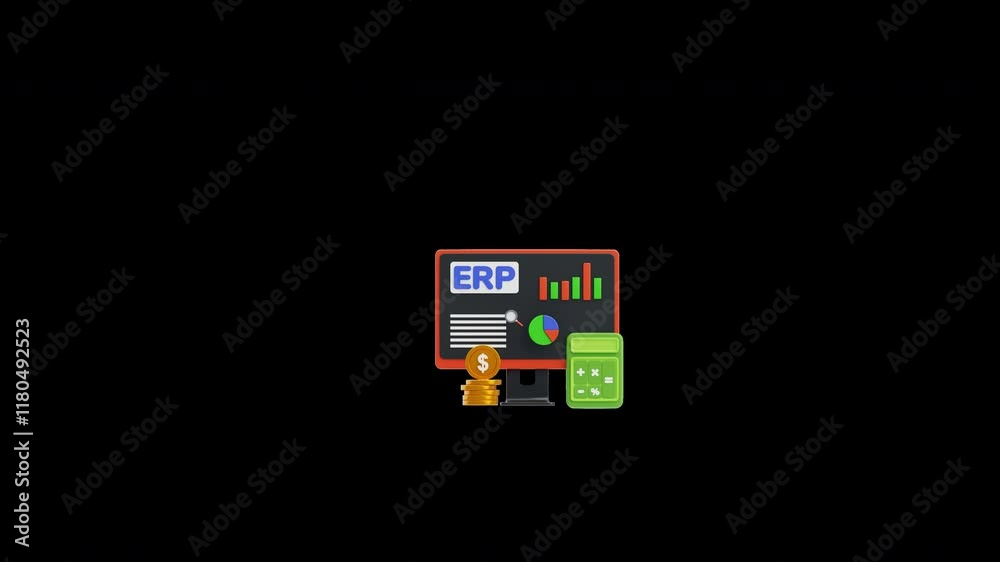 3D Animation of Company Revenue 3D Animation of Company Revenue
