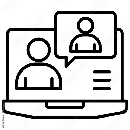 Online Communication Icon