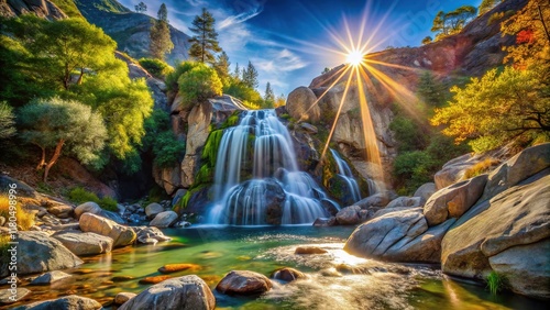 Bonita Falls, Lytle Creek Valley, San Gabriel Mountains: Stunning Waterfall Photography photo