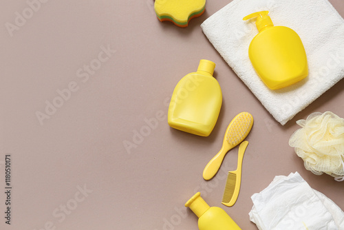 Set of different bath acces...