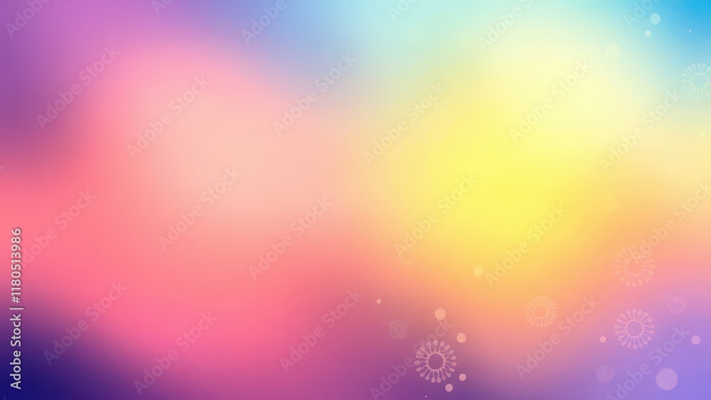 a colorful background with a blurry image of a sun a colorful background with a blurry image of a sun